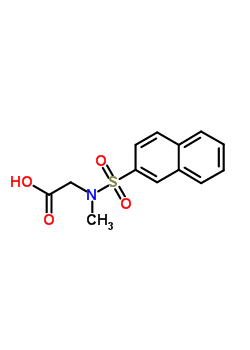 Methyl(2-naphthylsulfonyl)amino]acetic acid Structure,123760-47-4Structure