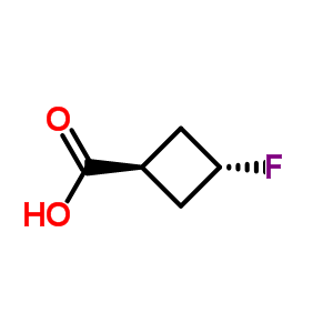 Cyclobutanecarboxylic acid, 3-fluoro-, trans- Structure,123812-79-3Structure