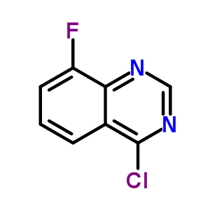 4-Chloro-8-fluoroquinazoline Structure,124429-27-2Structure