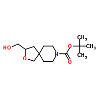 3-(羟基甲基)-2-噁-8-氮杂螺[4.5]癸烷-8-羧酸叔丁酯结构式_1245649-50-6结构式