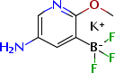 (5-氨基-2-甲氧基吡啶-3-基)三氟硼酸钾结构式_1245906-65-3结构式