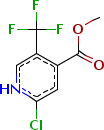 2-Chloro-5-(trifluoromethyl)isonicotinic acid methyl ester Structure,1246685-28-8Structure