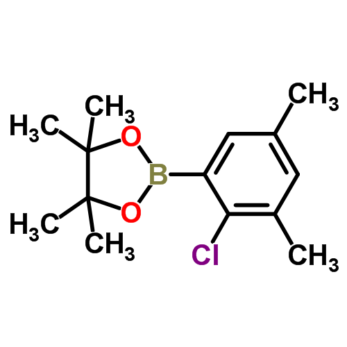 2-(2-Chloro-3,5-dimethylphenyl)-4,4,5,5-tetramethyl-1,3,2-dioxaborolane Structure,1256781-74-4Structure