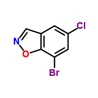 1,2-Benzisoxazole, 7-bromo-5-chloro- Structure,1260903-12-5Structure