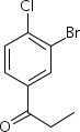 2-Bromo-1-chloro-4-(ethylcarbonyl)benzene Structure,1261527-19-8Structure