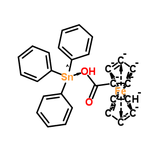 Ferrocene,[[(triphenylstannyl)oxy]carbonyl]-(9ci) Structure,1294-49-1Structure