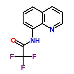 2,2,2-三氟-n-(喹啉-8-基)乙酰胺结构式_129476-63-7结构式