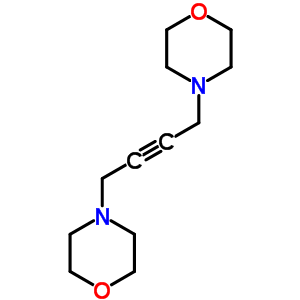 Morpholine,4,4-(2-butyne-1,4-diyl)bis- Structure,13025-26-8Structure