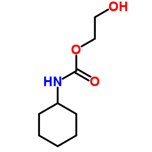 Carbamic acid,cyclohexyl-, 2-hydroxyethyl ester (9ci) Structure,13027-13-9Structure