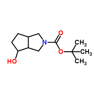 Tert-butyl 6-hydroxy-hexahydrocyclopenta[c]pyrrole-2(1h)-carboxylate Structure,130658-13-8Structure