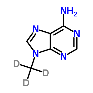 9-甲基腺嘌呤-d3结构式_130859-46-0结构式