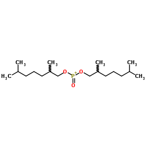 Phosphonic acid,bis(2,6-dimethylheptyl) ester (6ci,9ci) Structure,13086-87-8Structure