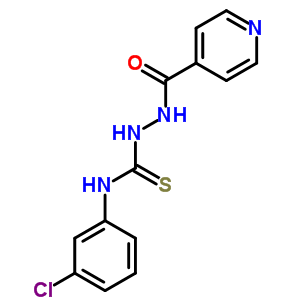 3-(3-Chlorophenyl)-1-(pyridine-4-carbonylamino)thiourea Structure,13094-44-5Structure