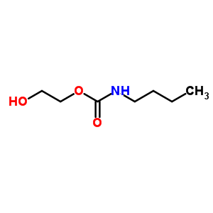 Carbamic acid,n-butyl-, 2-hydroxyethyl ester Structure,13105-54-9Structure