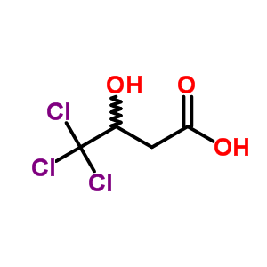 Butanoic acid,4,4,4-trichloro-3-hydroxy- Structure,13159-46-1Structure