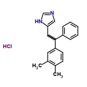 5-[2-(3,4-Dimethylphenyl)-2-phenylethyl]-1h-imidazole hydrochloride Structure,132287-17-3Structure