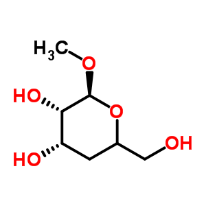 Methyl 4-Deoxyhexopyranoside Structure,13241-00-4Structure