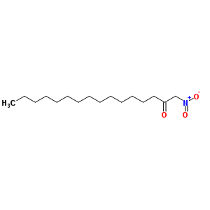 2-Hexadecanone,1-nitro- Structure,13291-54-8Structure