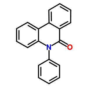 6(5H)-phenanthridinone,5-phenyl- Structure,13355-65-2Structure