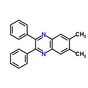 6,7-Dimethyl-2,3-diphenyl-quinoxaline Structure,13362-56-6Structure