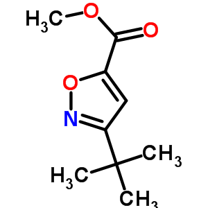 Methyl 3-t-butylisoxazole-5-carboxylate Structure,133674-39-2Structure