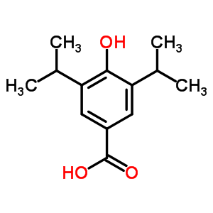 3,5-Diisopropyl-4-Hydroxybenzoic Acid Structure,13423-73-9Structure