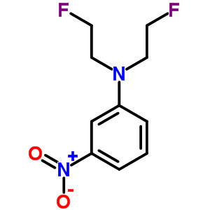 Benzenamine,n,n-bis(2-fluoroethyl)-3-nitro- Structure,13452-70-5Structure