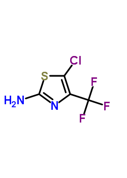 5-Chloro-4-(trifluoromethyl)-2-thiazolamine Structure,134880-91-4Structure