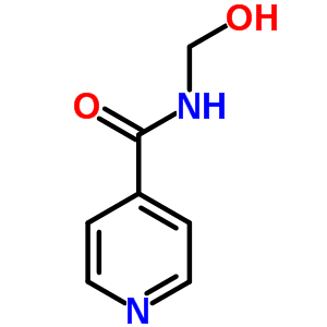 Isonicotinamide, n-(hydroxymethyl)- Structure,13538-44-8Structure