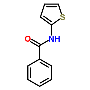 Benzamide, n-2-thienyl- Structure,136-34-5Structure