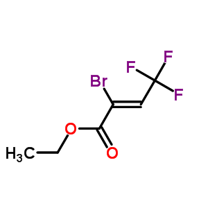 Ethyl 2-bromo-4,4,4-trifluorobut-2-enoate Structure,136264-28-3Structure