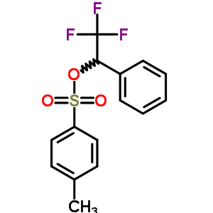 Benzenemethanol, a-(trifluoromethyl)-,1-(4-methylbenzenesulfonate) Structure,13652-13-6Structure