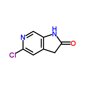 5-Chloro-1,3-dihydro-2h-pyrrolo[2,3-c]pyridin-2-one Structure,136888-17-0Structure