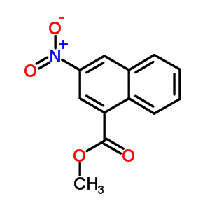 Methyl 3-nitro-1-naphthoate Structure,13772-63-9Structure