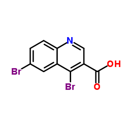 4,6-Dibromoquinoline-3-carboxylic acid Structure,1378254-96-6Structure