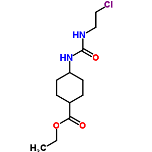 Ethyl 4-(2-chloroethylcarbamoylamino)cyclohexane-1-carboxylate Structure,13908-22-0Structure