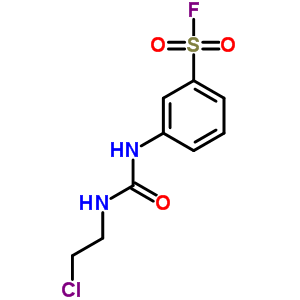 3-(2-Chloroethylcarbamoylamino)benzenesulfonyl fluoride Structure,13908-51-5Structure