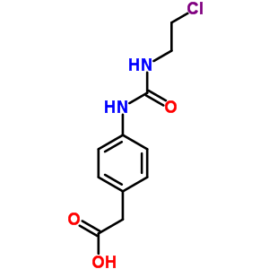 2-[4-(2-Chloroethylcarbamoylamino)phenyl]acetic acid Structure,13908-53-7Structure