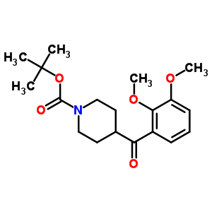 N-boc-(2,3-dimethoxyphenyl)-4-piperidinylmethanone Structure,139290-71-4Structure