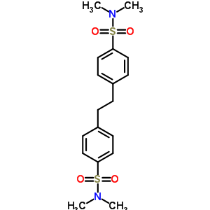 Benzenesulfonamide, 4,4-(1,2-ethanediyl)bis[n,n-dimethyl- Structure,13952-56-2Structure