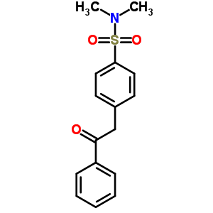 N,n-dimethyl-4-phenacyl-benzenesulfonamide Structure,13952-61-9Structure