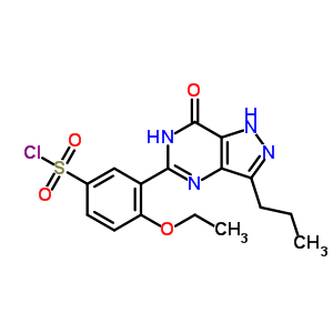 5-(5-Chlorosulfonyl-2-ethoxyphenyl)-3-propyl-1,6-dihydro
-7h-pyrazolo[4,3-d]pyrimidin-7-one Structure,139756-31-3Structure