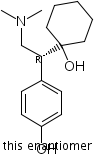 4-[(1R)-2-(二甲基氨基)-1-(1-羟基环己基)乙基]-苯酚结构式_142761-11-3结构式