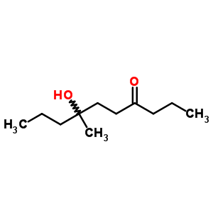 4-Decanone,7-hydroxy-7-methyl- Structure,14281-58-4Structure