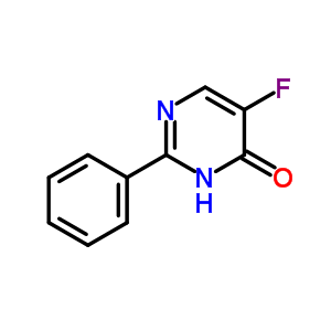 5-氟-2-苯基-4(3H)-嘧啶酮结构式_143328-90-9结构式