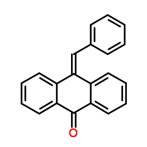 9(10H)-anthracenone,10-(phenylmethylene)- Structure,14343-92-1Structure