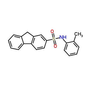 9H-fluorene-2-sulfonamide,n-(2-methylphenyl)- Structure,14348-83-5Structure