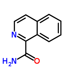 1-异喹啉羧酰胺结构式_1436-44-8结构式