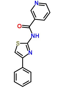 Nicotinic acid-(4-phenyl-thiazol-2-ylamide) Structure,14397-15-0Structure