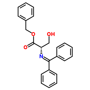 Benzyl n-(diphenylmethylene)-l-serinate Structure,145362-72-7Structure